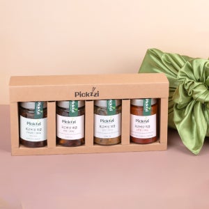 표고버섯 장아찌 4가지맛 선물세트