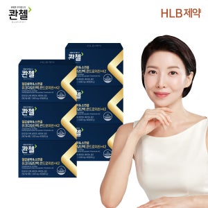 콴첼 철갑상어 소 유래 관절 연골 1200 뮤코다당단백 콘드로이친 플러스 K2 60정,6개
