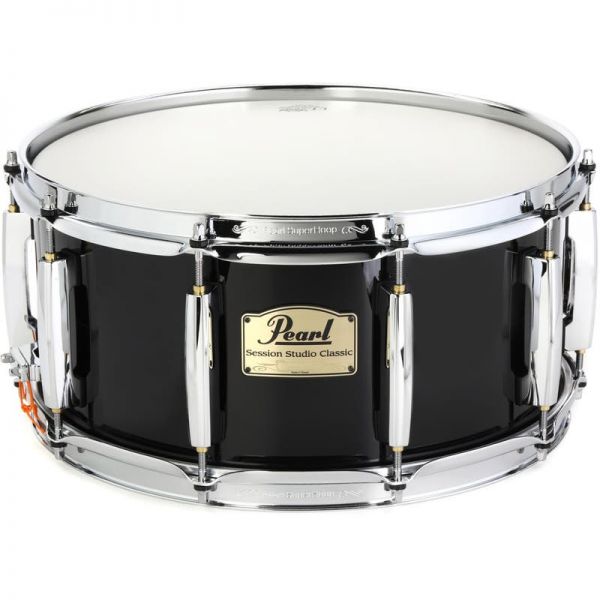Pearl 펄 세션 스네어 드럼 65 x 14인치 피아노 블랙 SSC1465SC103