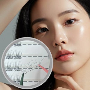블링키 노글루 매듭없는 자연스러운 가닥속눈썹