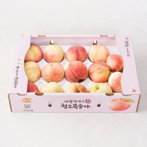 메가마트 아삭한 복숭아 4kg 박스