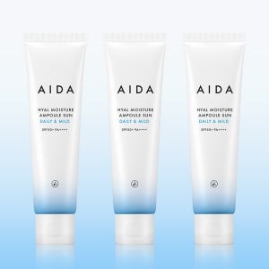 아이다 히알 모이스처 앰플 선 SPF50+ 60ml, 3개