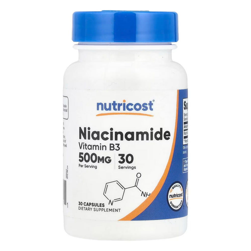 뉴트리코스트 <b>나이아신아마이드 500mg</b> 30캡슐