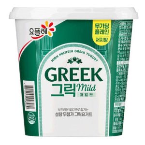 빙그레 요플레 그릭요거트 무가당 마일드 플레인, 900g, 3개
