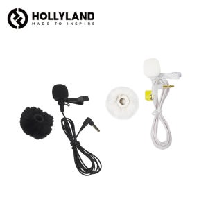 홀리랜드 HOLLYLAND LARK M2 전지향성 라발리에 마이크 클립 방송용 녹음 MIC