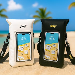 빌리365 2리터 방수 드라이백 수영 가방 물놀이 실리콘 파우치