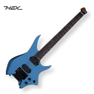 헥스 일렉기타 N500 MEB / 헤드리스 액티브 험버커 모던 바디 풀패키지