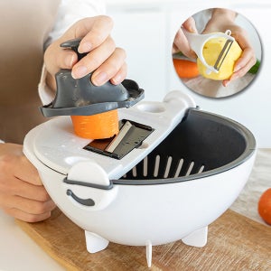 10종 슬라이서 채칼세트 감자칼 포함 탈수 세척 채반볼