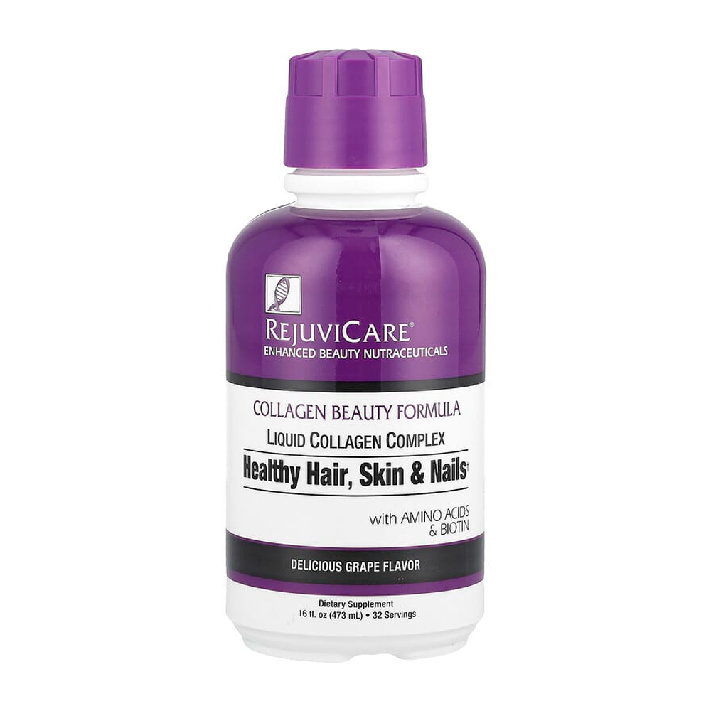 <b>Rejuvicare 콜라겐</b> 콤플렉스 헬씨 헤어 스킨 네일 포도 473 ml