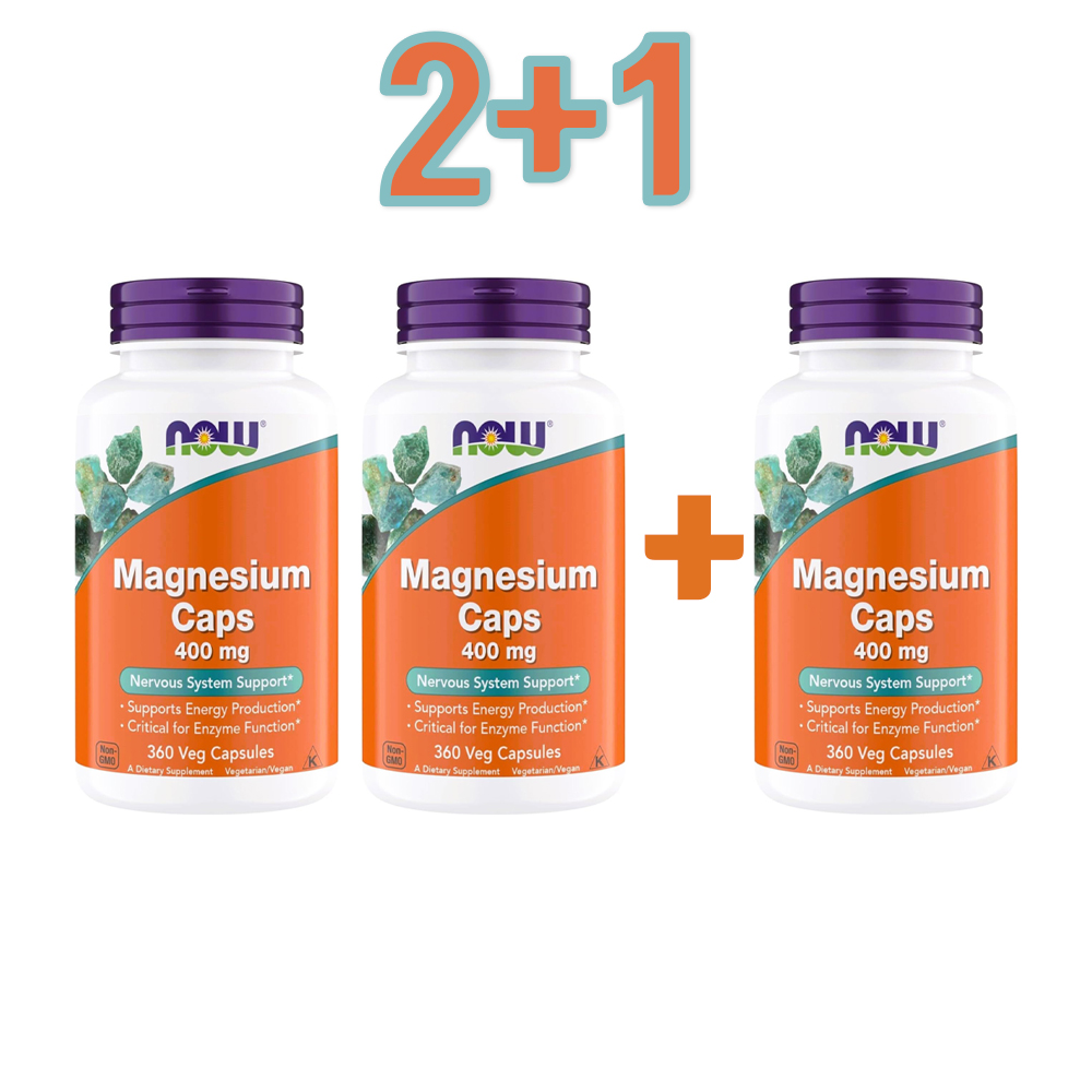 나우푸드 산화마그네슘 180베지캡슐 변비개선 마그네슘 영양제 2+1