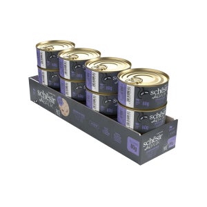 쉐지애 애프터다크 홀푸드 브로스 고양이 주식캔 닭+오리, 80g, 12개