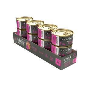 쉐지애 애프터다크 홀푸드 브로스 고양이 주식캔 닭+햄, 80g, 12개