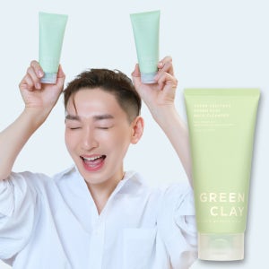 [모공흡착] 원더바스 슈퍼 베지톡스 그린 클레이 팩 클렌저 130ml