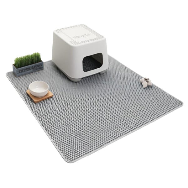 백년애 고양이 모래매트 사막화 방지 패드 벌집 화장실 바닥 특대형 90x60