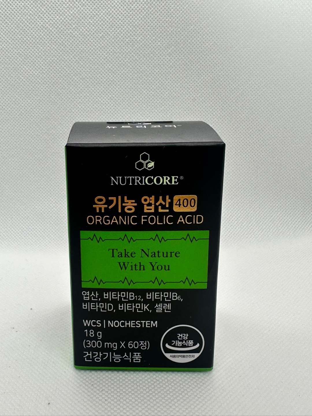 임산부영양제 뉴트리코어 유기농 <b>엽산</b> 400 60정 임산부 수우뷰 종합 <b>엽산</b>철분비타민