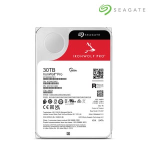 30TB ST30000NT011 씨게이트 IronWolf Pro NAS 하드디스크 5년보증 데이터복구 512MB, 30TB