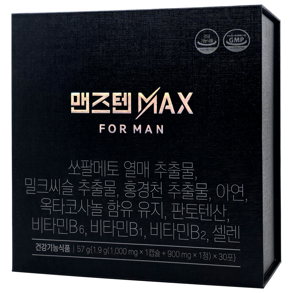 맨즈텐 맨즈텐맥스 전립선영양제 1개월분 쏘팔메토