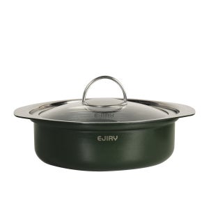 에지리 스텐큐브G 통3중 스테인리스 인덕션 뚝배기형 아시안팟 냄비 22cm Low / 2.4L