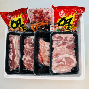 새마음푸줏간 한돈 암퇘지 전기그릴용 돼지세트 (1.5kg / 3~5인분)