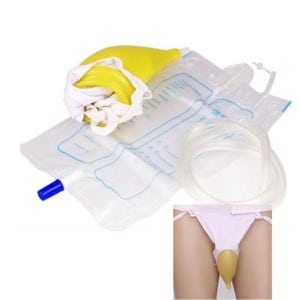 휴대용 소변기 보조 팬티 노인 소변 주머니 요양 배액 간병 실리콘 소 변기 남성 여성