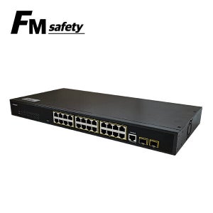 FM4000T 관리형 24포트 기가 스위칭허브