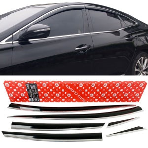 그랜저HG 블랙다이아몬드 썬바이저 6P 빗물받이 윈도우바이져