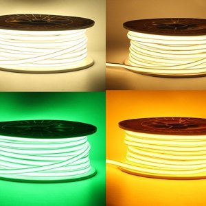 퍼스트 LED COB 후렉시블 호수 간접조명 네온플렉스 줄조명 50M 오렌지색