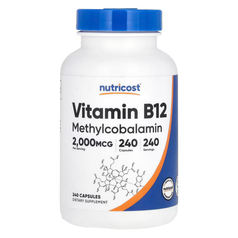 뉴트리코스트 <b>비타민</b> B12 2000<b>mcg</b> 240<b>캡슐</b>
