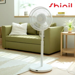 신일선풍기 BLDC 저소음 가정용 조용한 시원한 리모컨 스탠드 시원한 7엽 선풍기 35cm
