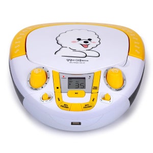 코비 포터블 블루투스 CD플레이어 댕댕이 BT-CD10 USB메모리