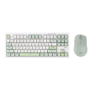 지클릭커WMK50무소음무선 블루투스 87 키보드 마우스 세트Greenwich RC1