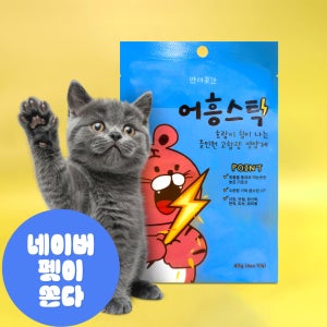 [국산] 반려곳간 짜먹는 고양이 간식 올인원 영양간식 어흥스틱 4개입 10팩