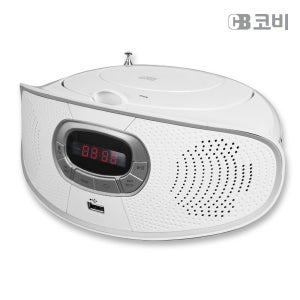 코비 포터블 CD 플레이어 FM라디오 수신 USB MP3재생 MP-CD356