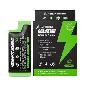 탁구 포퍼먼스 향상 파워젤 에너지젤 10포