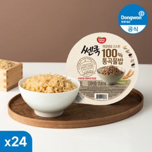 [N배송] 동원 쎈쿡 100% 통곡물밥 195g 24개 즉석밥