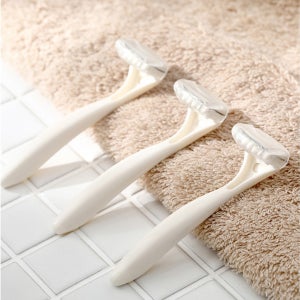 파솔라 여성용 1회용 수동 면도기(3p) 제모 바디 잔털 솜털 제모기