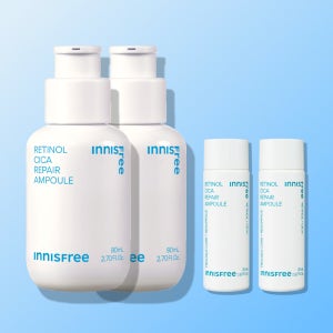 [더블구성] 이니스프리 레티놀 시카 흔적 앰플 / 트러블 모공 색소침착 저자극 80ml, 2개
