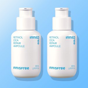 이니스프리 레티놀 시카 흔적 앰플 / 저자극 트러블 모공 과다피지 붉은기 80ml, 2개