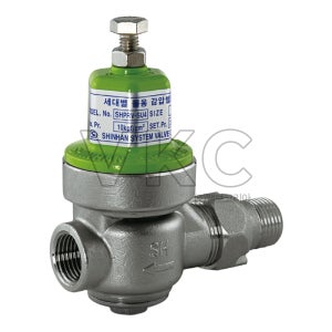 (국산) 신한 SHPRV-SU5 10K 15A 한쪽 유니언 스텐 감압밸브 (신한시스템 SSC13 세대별 아파트 감압변)