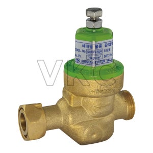 (국산) 신한 SHPRV-SU4R 10K 15A 한쪽 링 유니언 무연황동 감압밸브 (신한시스템 황동 세대별 아파트 감압변)