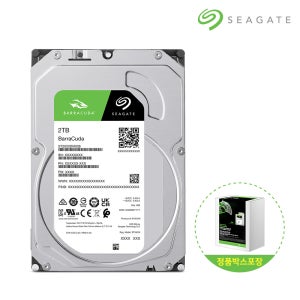 ST2000DM008 씨게이트 BarraCuda HDD 3.5 데스크탑 하드디스크 [2년보증] 256MB, 2TB