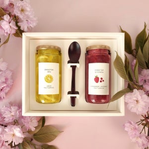 엔게티 선물세트(레몬청 x 딸기라즈베리청)과일청 수제청 딸기청 답례품 선물 카페 딸기라떼