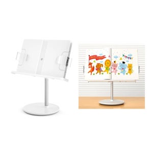 에스피엘 일반형 높이 조절 데스크 360도 회전 독서대 책 받침대 책상 거치대