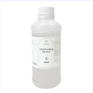 무수 에탄올 99% 청소용 소독용 에틸 ETHANOL 식물성 바이오 알코올 500ml