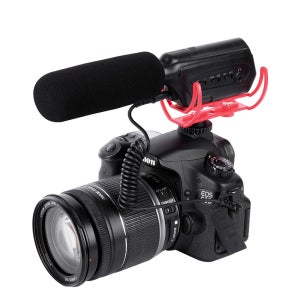 Coms EP568 샷건 마이크 DSLR 미러리스 카메라 스마트폰 3.5mm