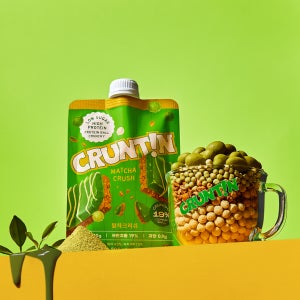 크런틴 크런치볼 단백질 쉐이크 말차맛, 50g, 10개