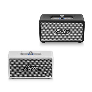 브리츠 30W 레트로 TWS 블루투스 스피커+전용충전아답터