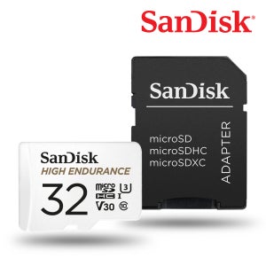 샌디스크 마이크로 SD카드 32GB 메모리카드 QQNR MLC 블랙박스 CCTV 홈캠 전용