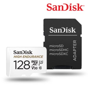 샌디스크 마이크로 SD카드 128GB 메모리카드 QQNR MLC 블랙박스 CCTV 홈캠 전용