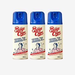 동국제약 굿잠 벅스케이프 국화 에어로졸/해충살충제 피레트린 퇴치제 모기약 300ml, 3개